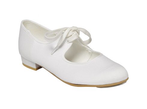 Canvas Low Heel Tap Shoes